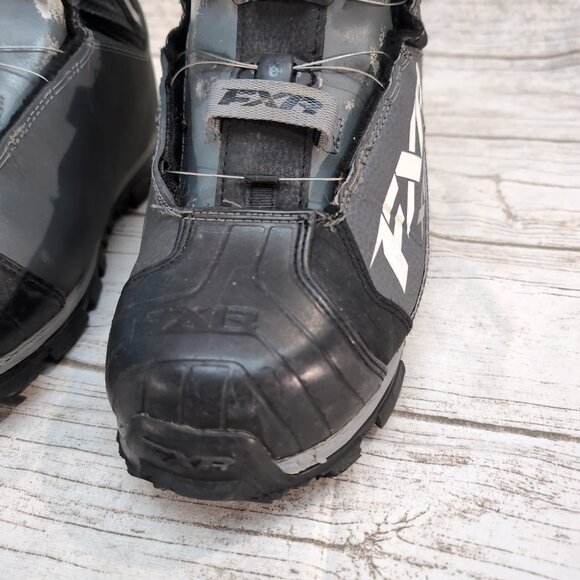 FXR Elevation Lite BOA Snow Boots Black Gray – Men’s 9 / Women’s 11 - Picture 5 of 13